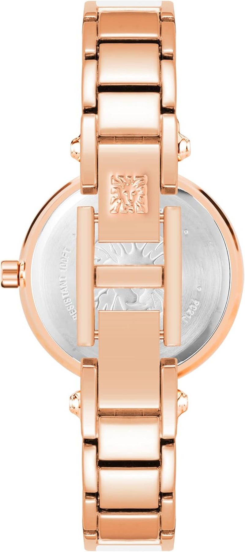 Elevate Your Style with the Women's Genuine Diamond Dial Bangle Watch in Elegant White and Rose Gold